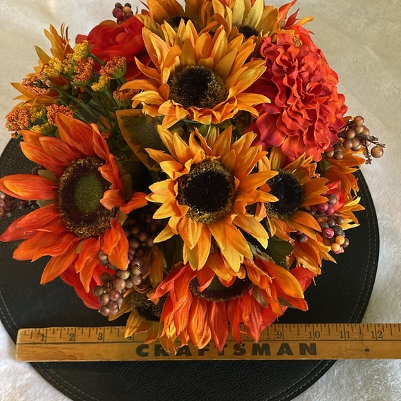 Cozy Sunflower Handmade Silk Arrangement - Picture 6 of 11